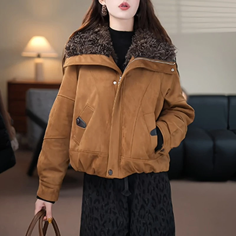 2025年新款今年流行新品棉衣网红爆款加厚保暖外套女冬季洋气百搭