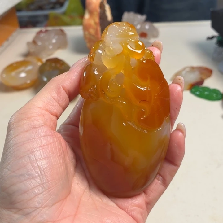 玛瑙/玉髓未镶嵌吊坠(不含链)