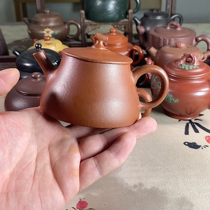 茶壶段泥紫砂的微瑕