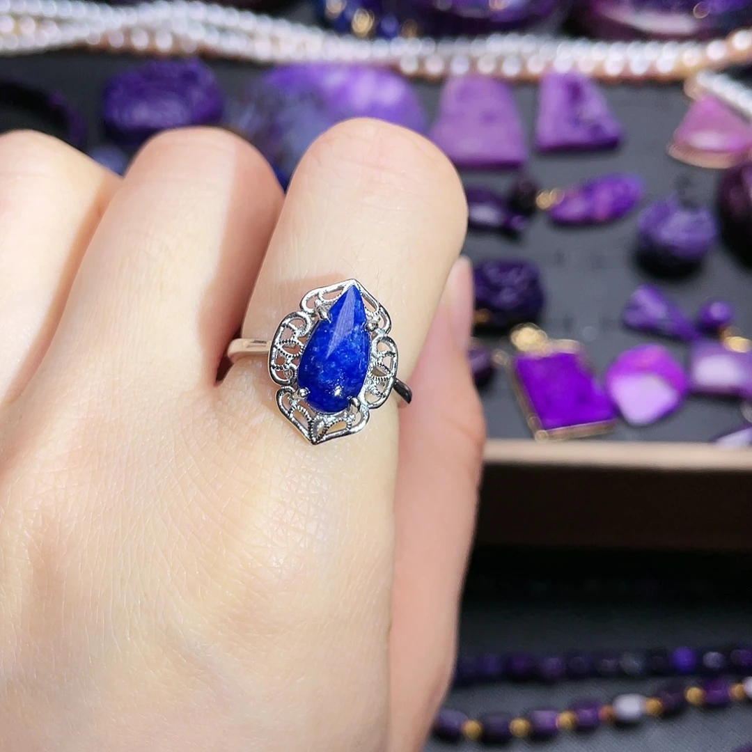 苏纪石（舒俱来）戒指银S925镶嵌