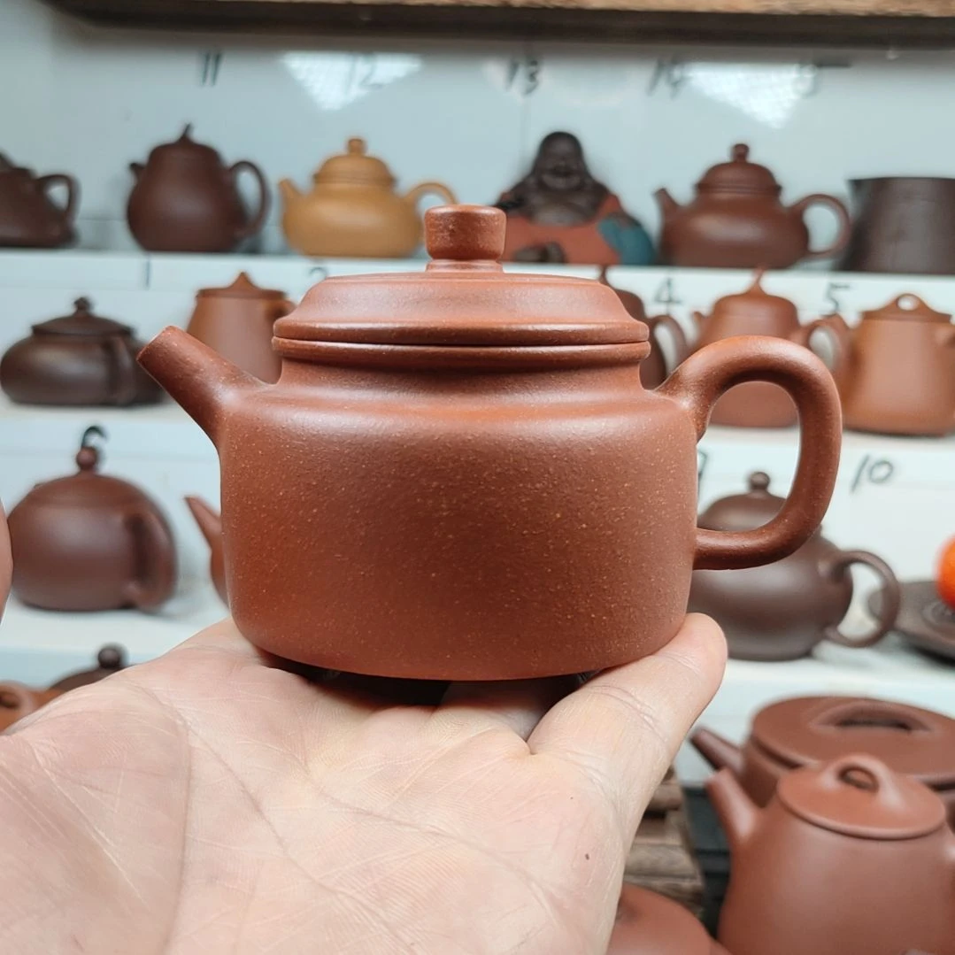 茶壶紫砂德钟本山降150 CC左右微微瑕