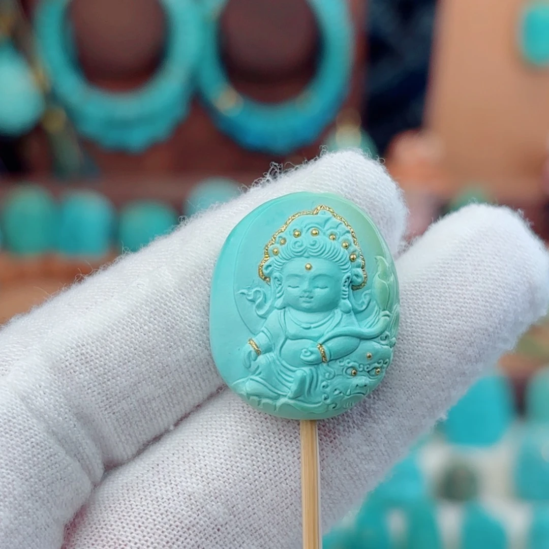 绿松石未镶嵌配饰