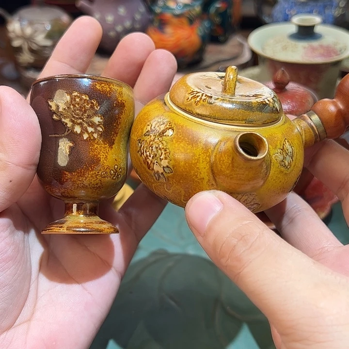瓷器仙境复古茶器美