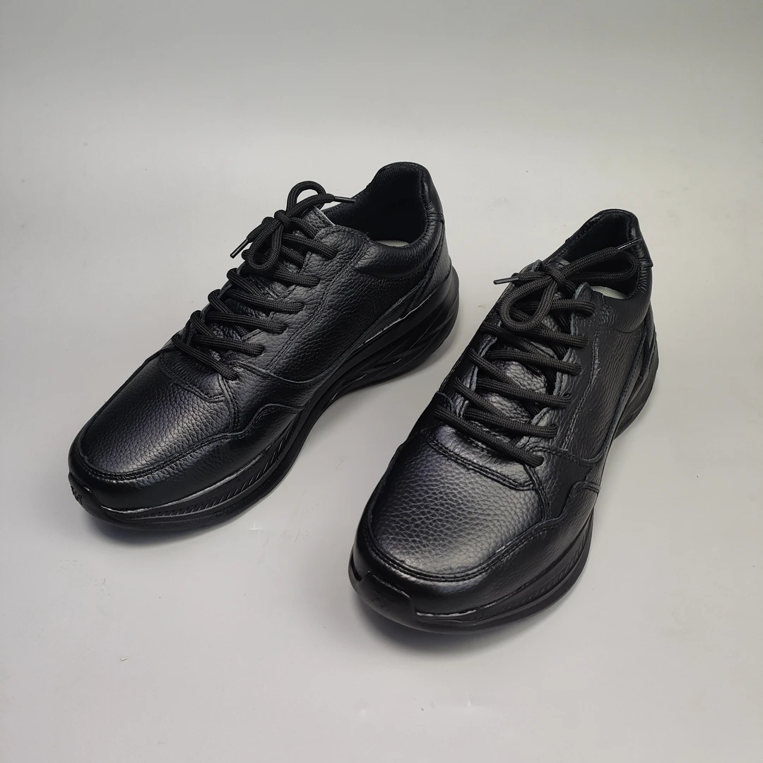 头层牛皮男士百搭休闲春秋四季通用潮流轻便软底休闲舒适100%真皮