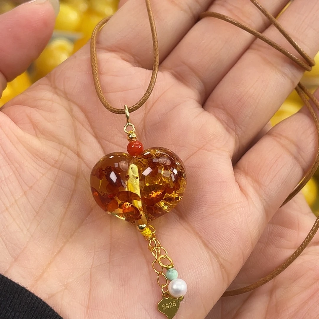 琥珀未镶嵌珠宝奇石h12