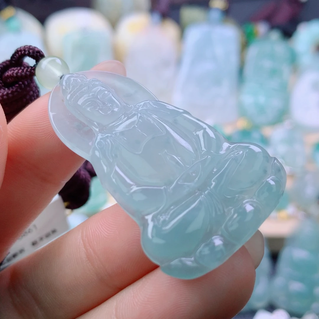 翡翠未镶嵌颈饰翡翠吊坠