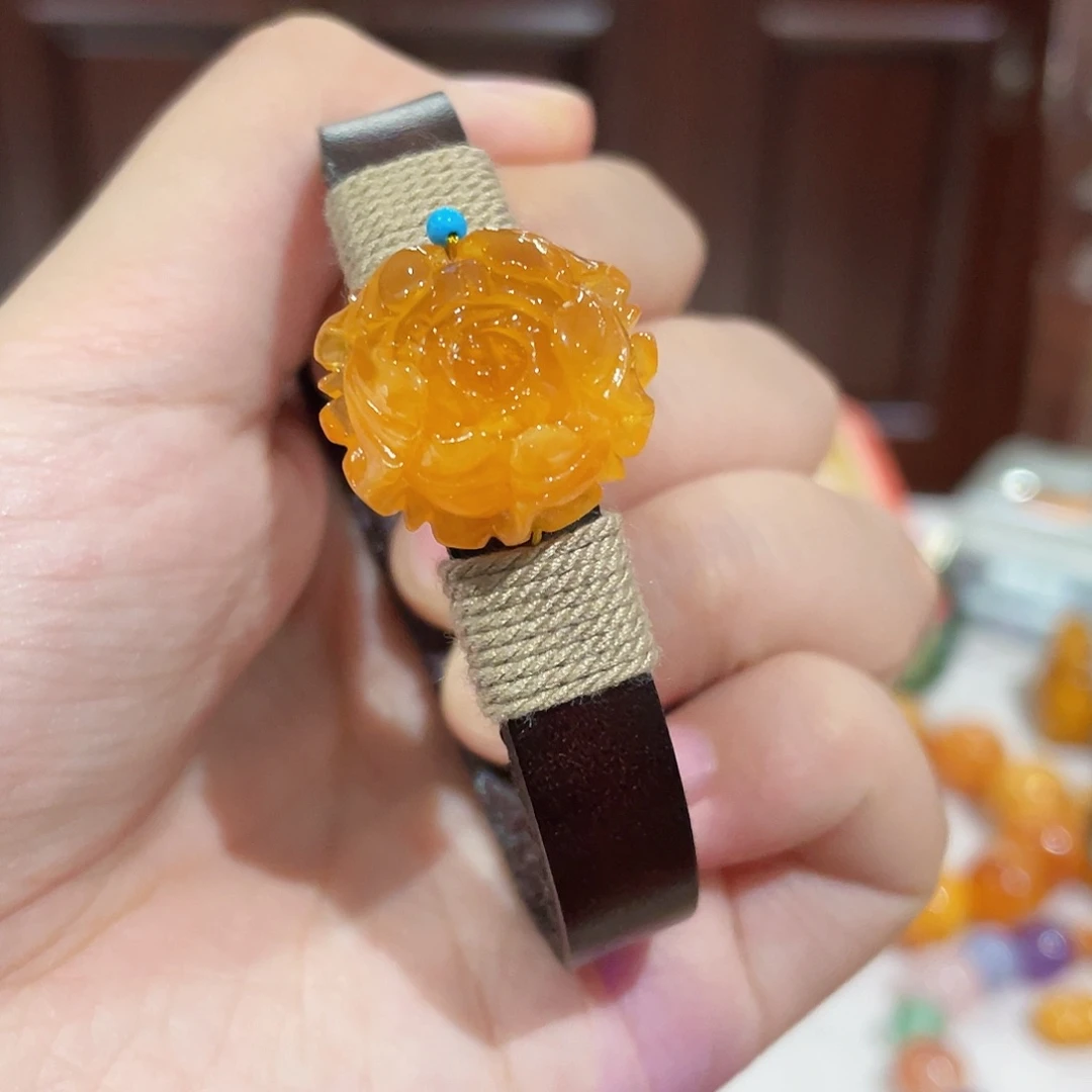 手链蜜蜡未镶嵌手串
