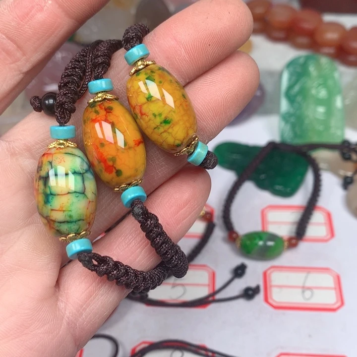 玛瑙/玉髓颈饰未镶嵌N****