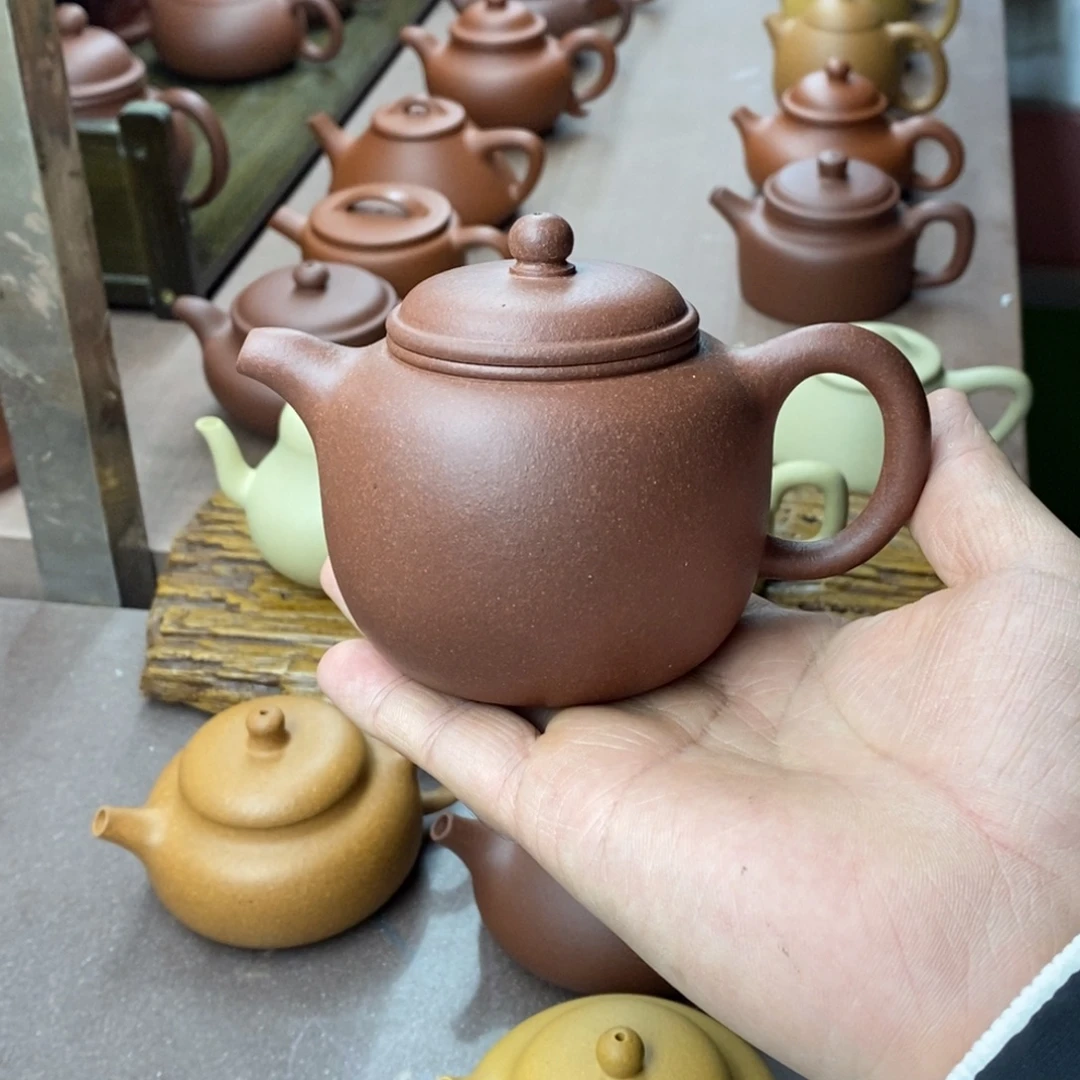 茶壶紫砂紫砂袍嘴微瑕
