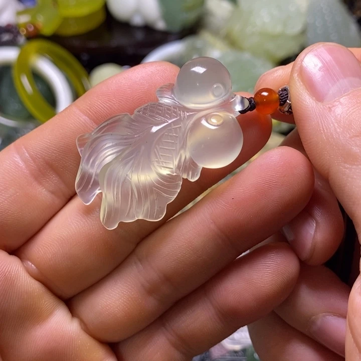 岫玉未镶嵌岫玉颈饰