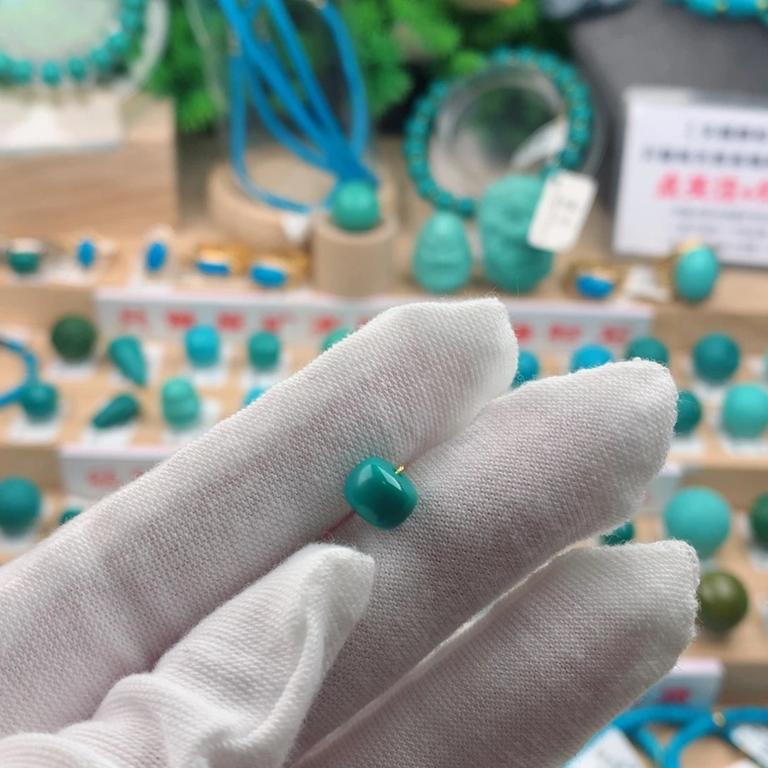 绿松石未镶嵌配饰7.4-5.8