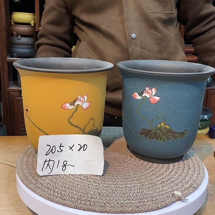 紫砂花盆紫砂紫砂