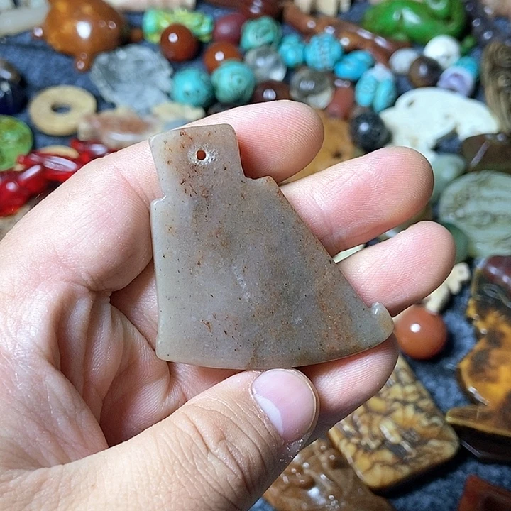 和田玉未镶嵌颈饰28