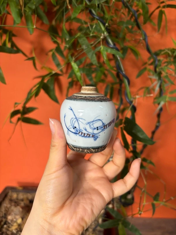 青花小鼻烟壶 小精品炸炸