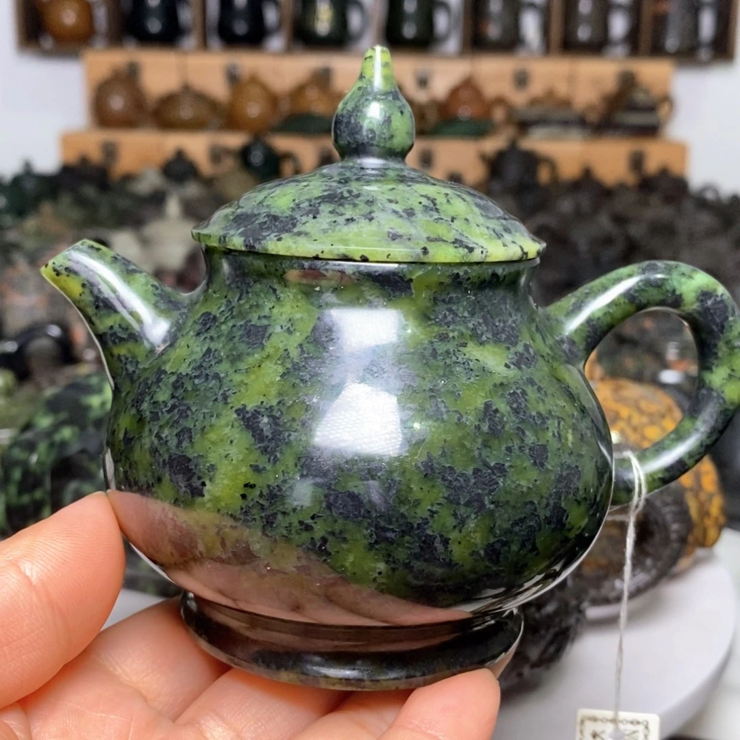 藏玉药王石高品潘壶230cc