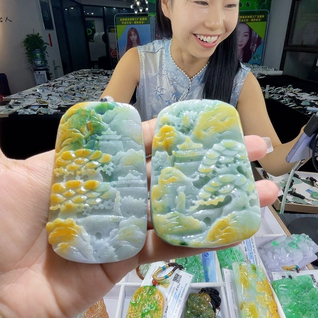 颈饰未镶嵌翡翠多样性随机发货