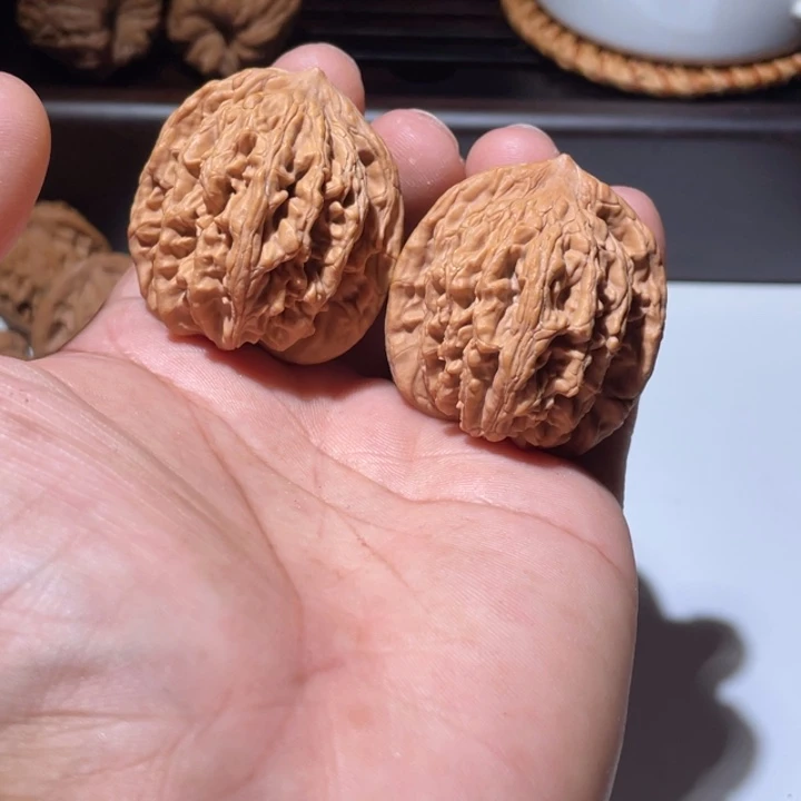 吊坠文玩核桃40虎头