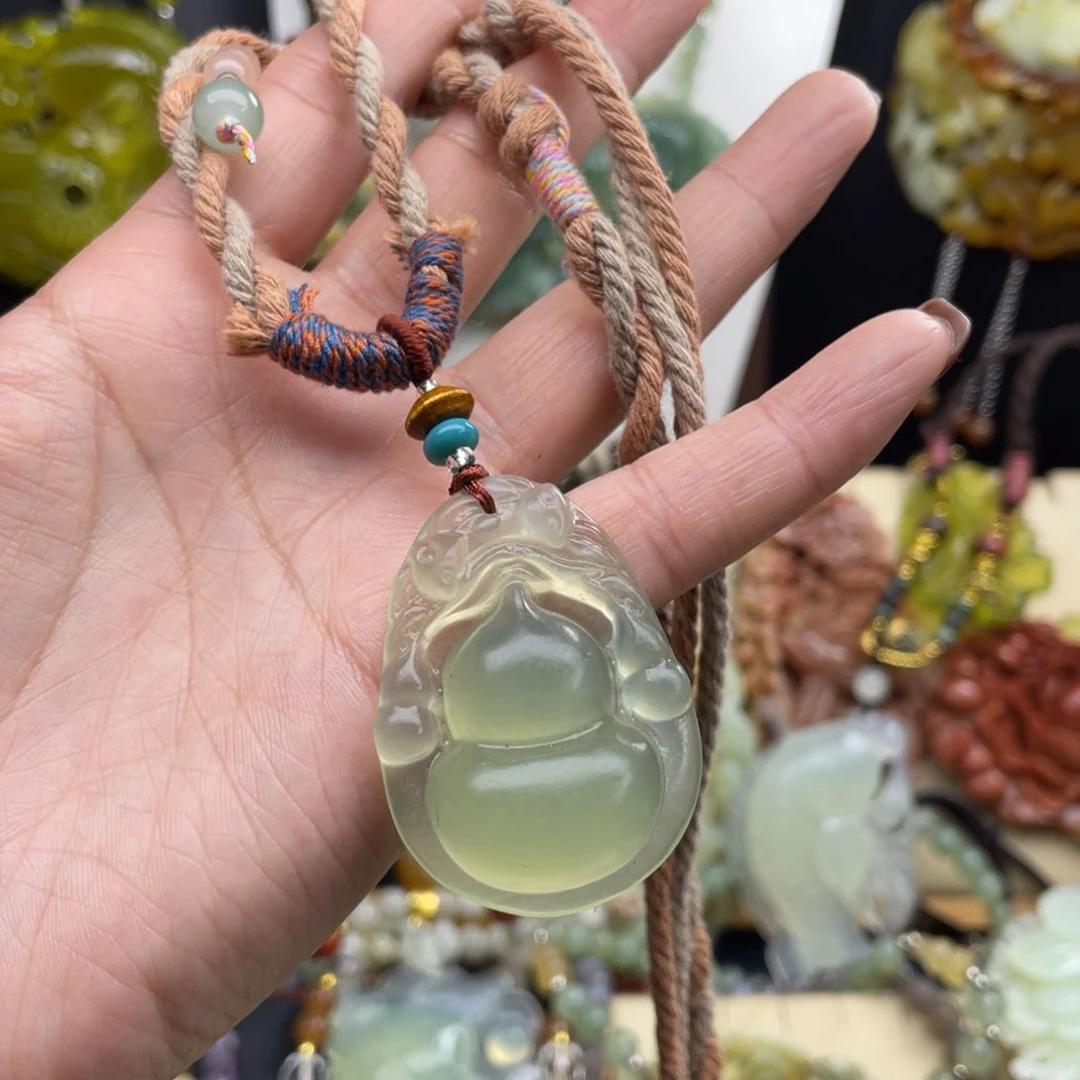 未镶嵌岫玉项链888