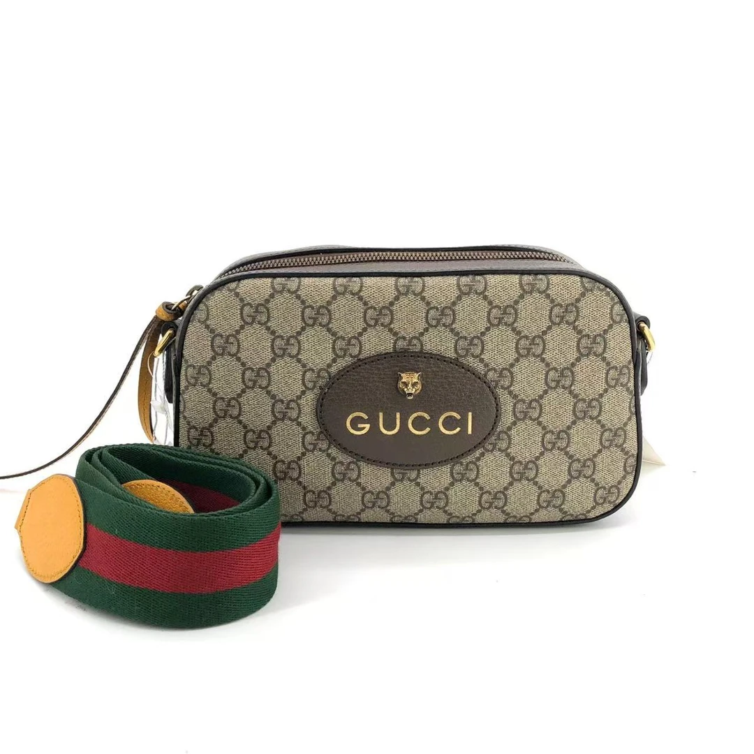 99新 GUCCI/古驰 古驰虎头相机包