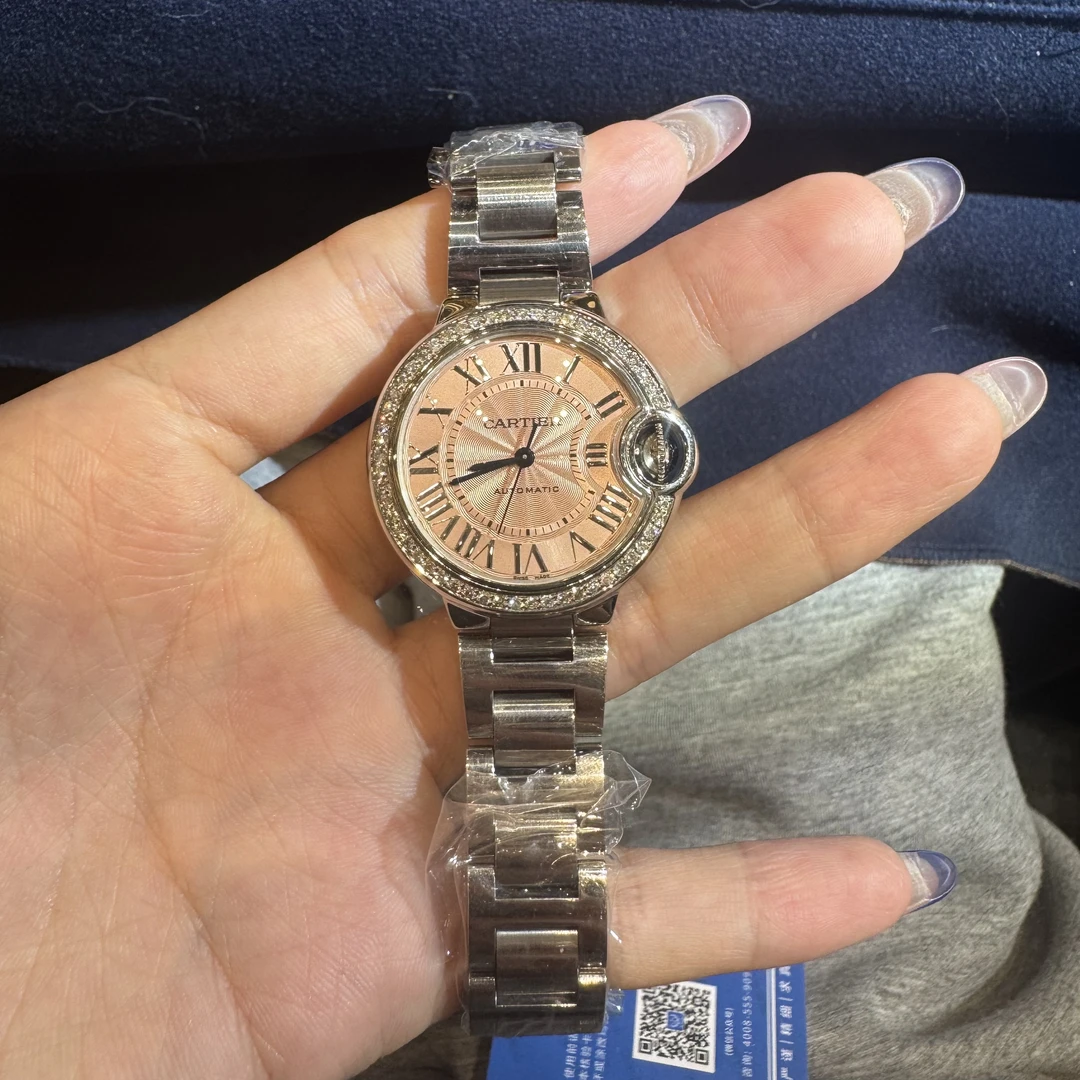 99新 Cartier/卡地亚 表展蓝气球系列W6920100腕表后钻/WHP034079