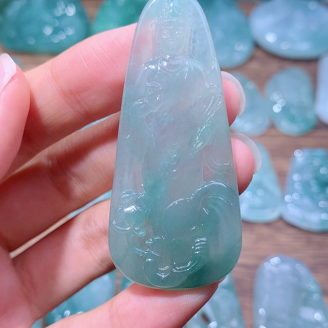 颈饰未镶嵌翡翠普贤