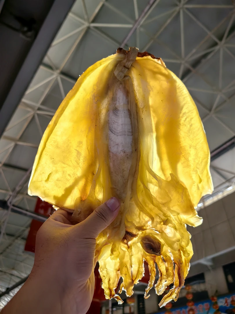 【现场称重】超大号墨鱼干淡干淡晒单只五至八两重