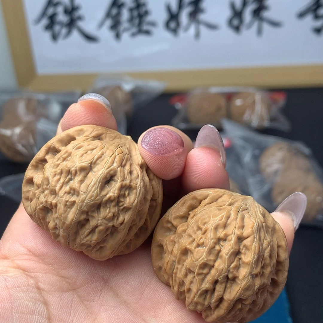 【闪购商品】把件文玩核桃蛙**擦40隐黄