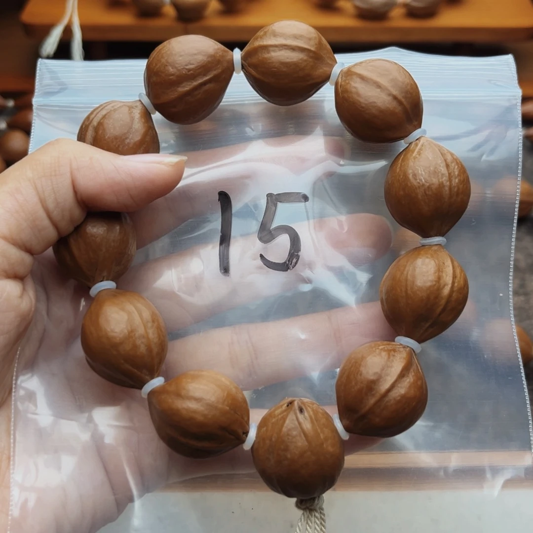 手串/手链橄榄核齐*15号，2.0×2.4鸡蛋核