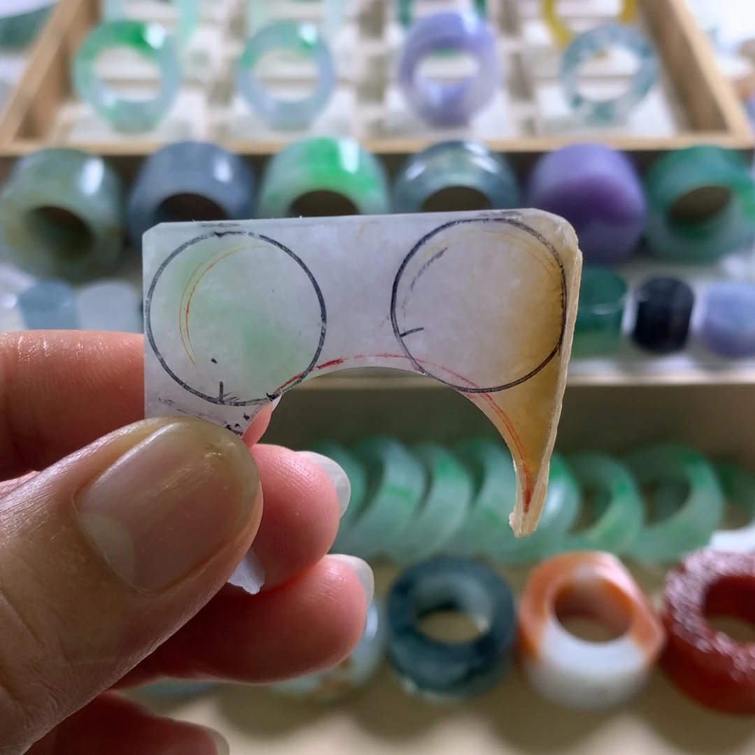 定制翡翠翡翠戒指未镶嵌翡翠