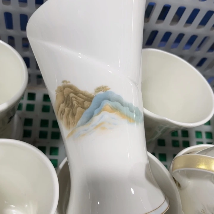 瓷片陶瓷筷子桶一个微瑕