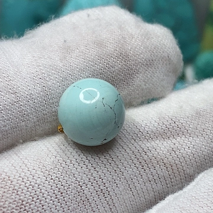 未镶嵌绿松石天然原矿 带武汉地大证书