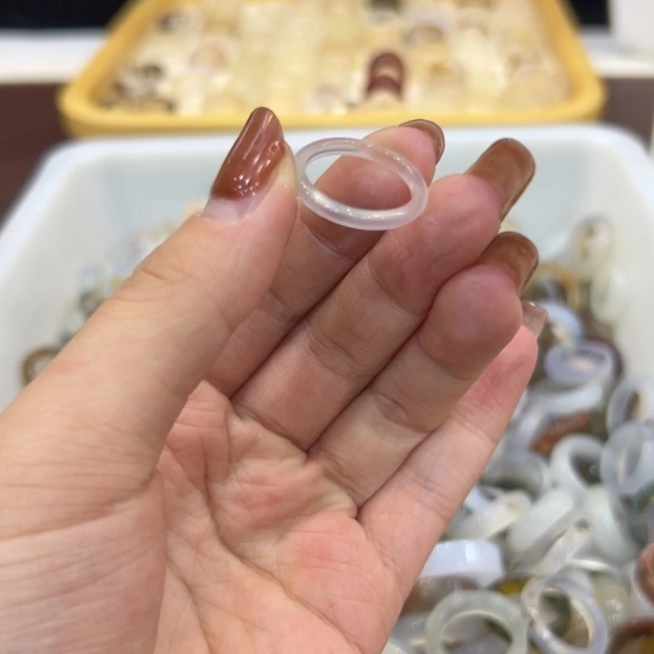 玛瑙/玉髓合金戒指28港15