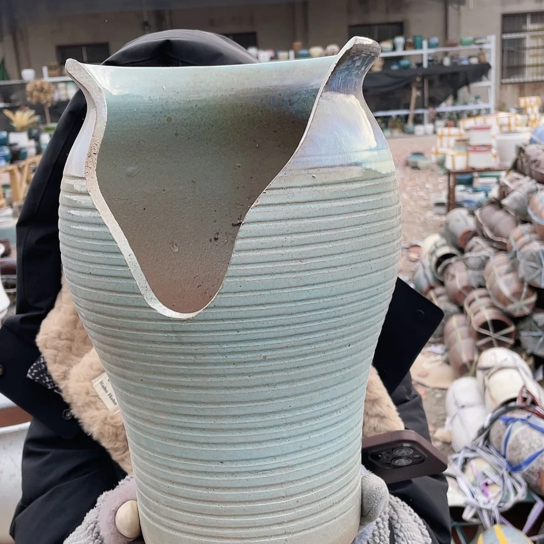 红陶王嫂花盆0116-330