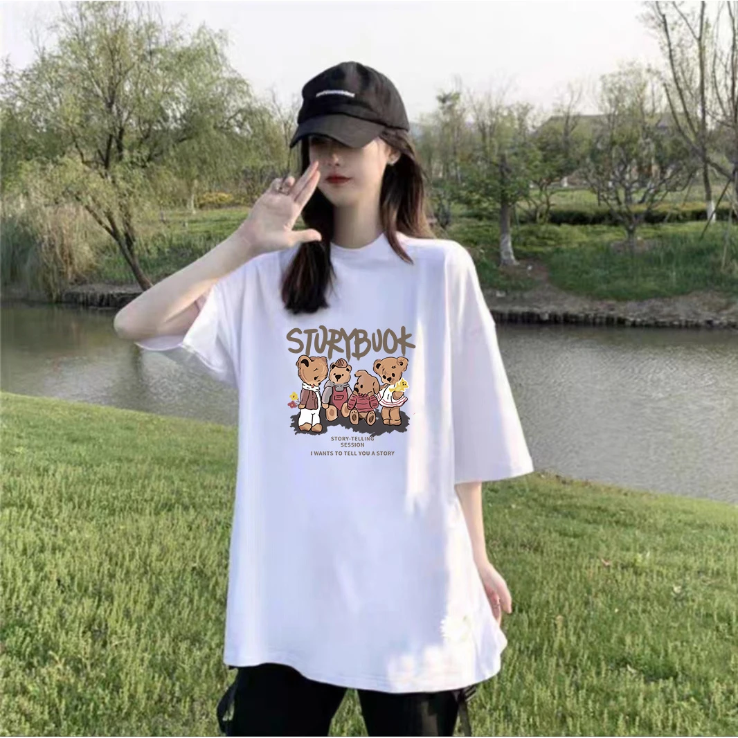 （反季福利）短袖 百搭常规版卡码拍大男女同款印花T反季短袖印花T