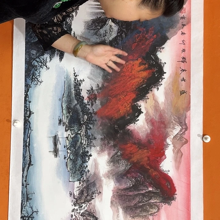 国画黄春香国画山水