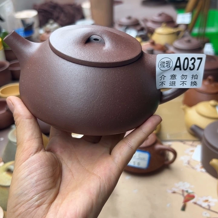 紫砂茶壶紫泥瑕疵450