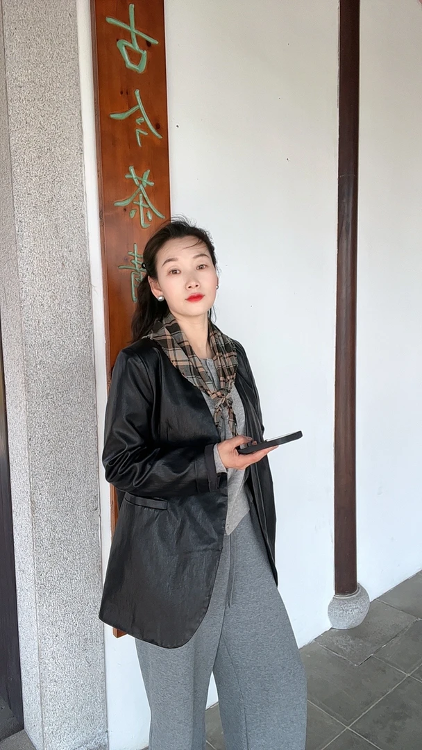 【那那家】文艺复古风格子拆须百搭三角巾