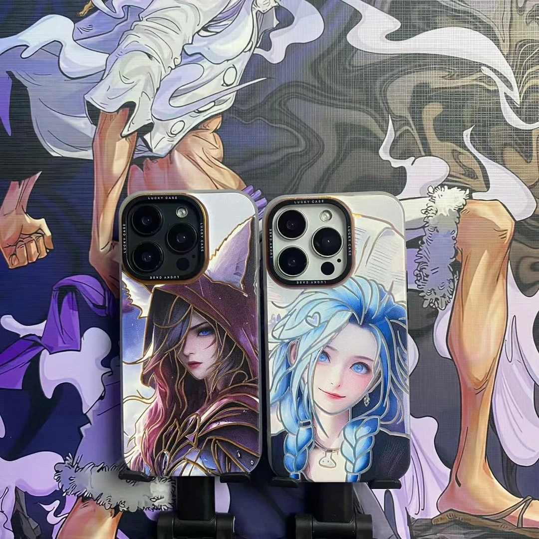 美女英雄~IMD镭射时尚软硬结合适用于苹果华为OPPOVIVO小米