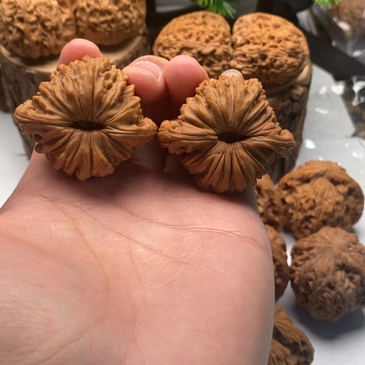 吊坠文玩核桃44全品四座楼