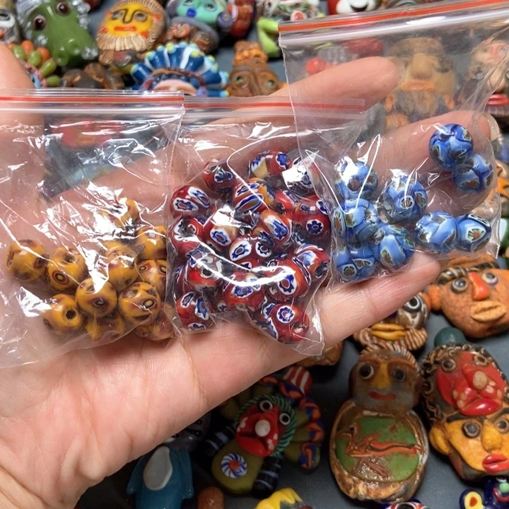 玻璃颈饰印度尼西亚珠子一个可选