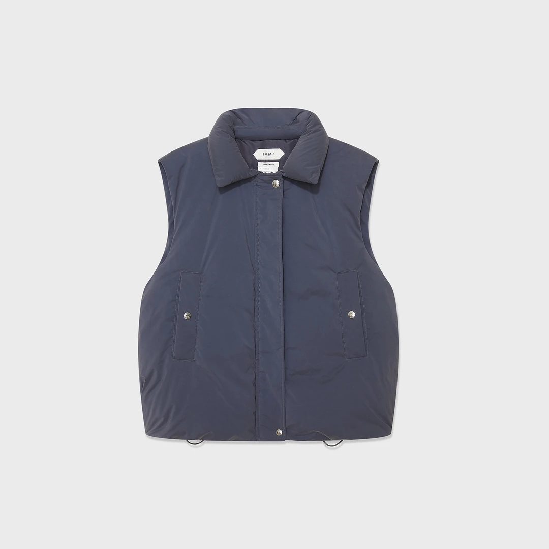 IMMI设计师品牌 布面羽绒马甲休闲时尚女冬 DSC买手店 DY5I01064