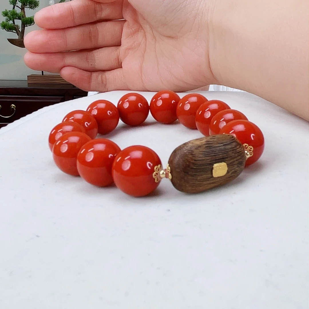 南红玛瑙手链未镶嵌南红15