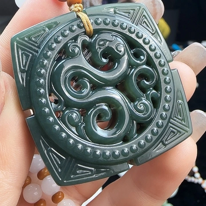 和田玉挂件未镶嵌定制发货