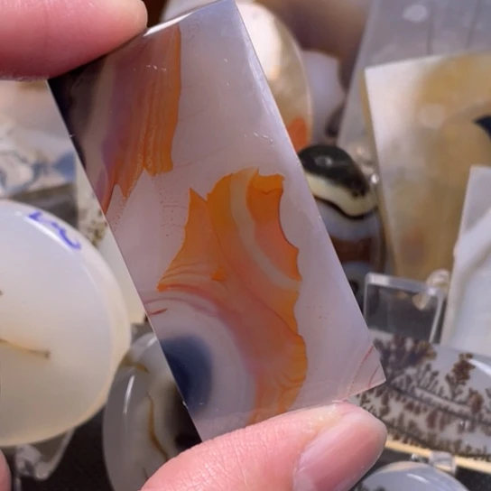 玛瑙/玉髓吊坠(不含链)未镶嵌