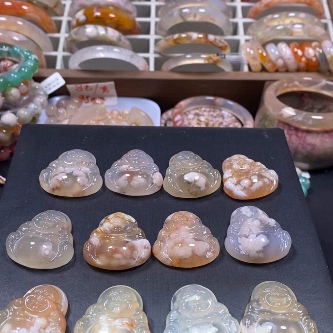 玛瑙/玉髓未镶嵌颈饰发一个