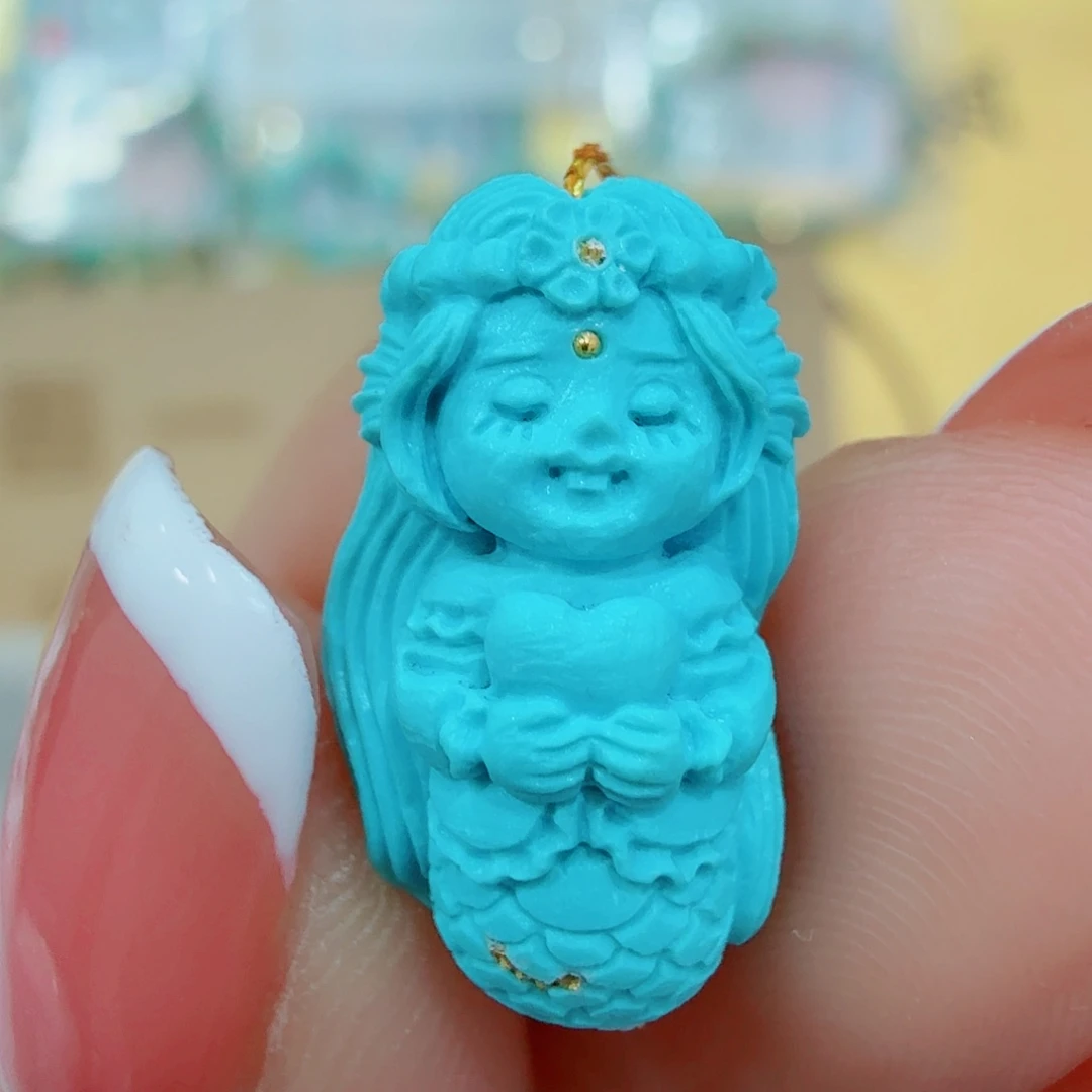 未镶嵌绿松石珠宝奇石