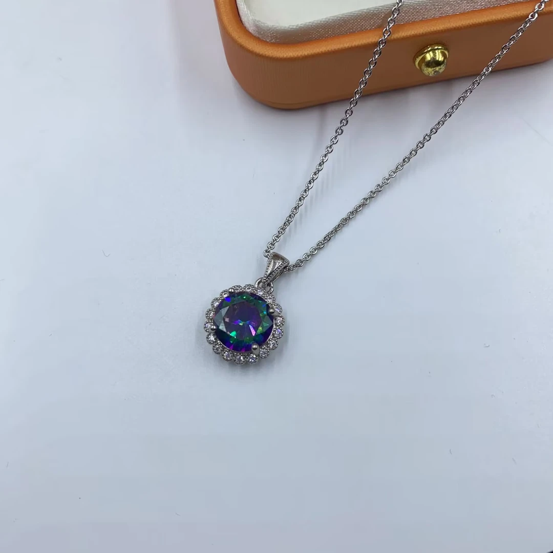 1173   黑色吊坠项链多样性发货