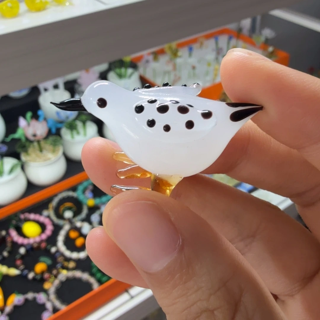 瞿***薇琉璃手工艺品鹌鹑