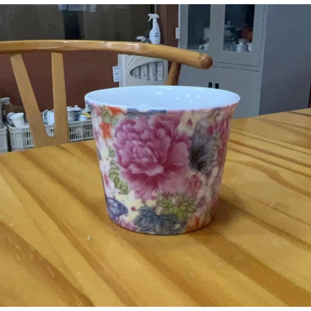 DD-G1811-万花珐琅彩主人杯