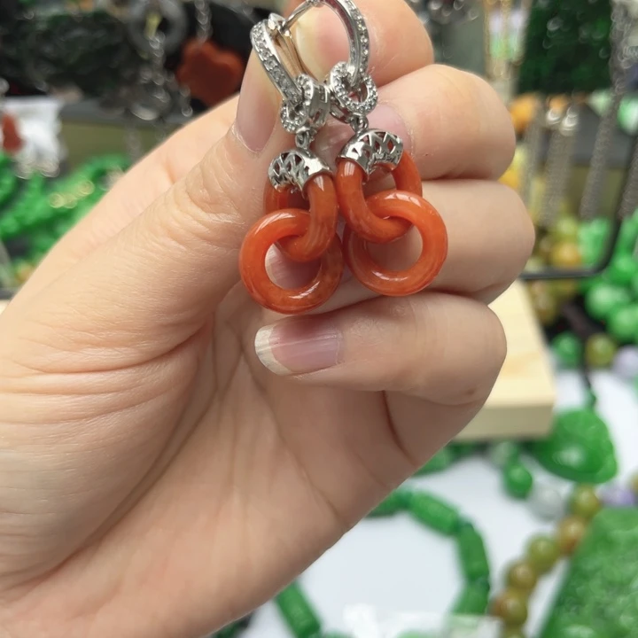 翡翠未镶嵌颈饰耳饰12